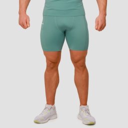 GymBeam Pantaloni scurți de compresie Mid Blue XXL