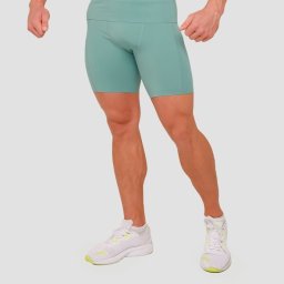 GymBeam Pantaloni scurți de compresie High Blue M