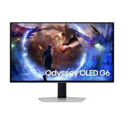 Monitor Gaming QD-OLED Samsung Odyssey G6 27" LS27DG600SUXEN, QHD (2560 x 1440), HDMI, DisplayPort, Pivot, 360 Hz, 0.03 ms, Negru/Argintiu