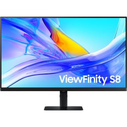 Monitor IPS LED Samsung 27" LS27D800UAUXEN, UHD (3840 x 2160), HDMI, DisplayPort, Pivot, Negru