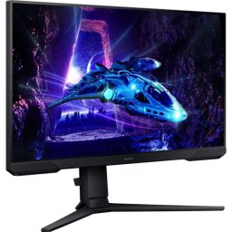 Monitor Gaming VA LED Samsung Odyssey 27" LS27DG300EUXEN, Full HD 1920 x 1080, HDMI, DisplayPort, Pivot, 180 Hz, 1 ms Negru