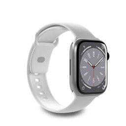 Puro "ICON" Silicone watchband forApple Watch 38–40–41mm, white