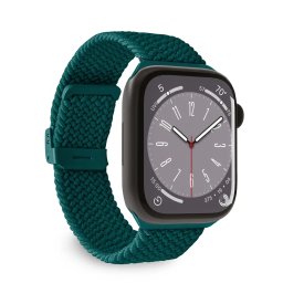 Puro ''LOOP'' Elasticized Nylon watch band for Apple Watch 42-44-45-49mm dark green