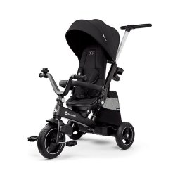 Tricicletă pentru copii 5 în 1 KINDERKRAFT SELECT EASYTWIST Premium negru