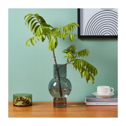 Vază din sticlă Eglo 421231 AMPITABE 28x15,5 cm negru