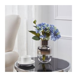 Vază din sticlă Eglo 421236 SIRANANA 20x14 cm argintiu