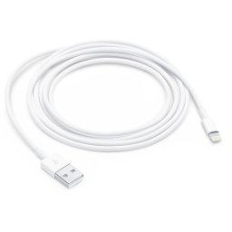 Cablu de date si incarcare MD819ZM/A, USB to Lightning pentru Apple iPhone 5/6/7/8/X/XS/XSMAX/XR, 2m, Bulk