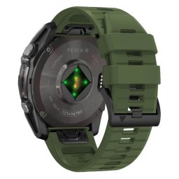 Curea Tech-Protect Silicone Line Garmin Fenix 5X 5X Plus 6X 6X Pro 7X 8 51mm verde army