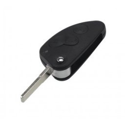 Cheie completa Topautochei® compatibila cu Alfa Romeo 147 156 166 GT, Frecventa 433 Mhz, Chip ID48, Lamela SIP22, 3 butoane