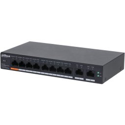 Switch 8 porturi PoE cloud management Dahua CS4010-8ET-60