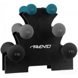 Hantelių rink. su stovu AVENTO 42DH