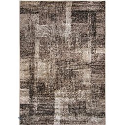 Covor Model Mira 24007-120, Inaltime Fir 6 mm, Marime 120 x 170 cm, Maro, Antialergic, Polipropilena, Living, Dormitor, Coridor, Hol