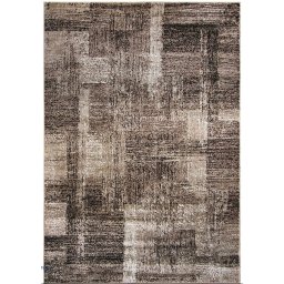 Covor Model Mira 24007-120, Inaltime Fir 6 mm, Marime 200 x 300 cm, Maro, Antialergic, Polipropilena, Living, Dormitor, Coridor, Hol