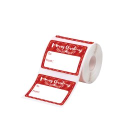 Etichete termice scolare 40 x 30 mm model Sarbatori de iarna pentru imprimante AIMO si Phomemo M110 M200 M220, 230 etichete