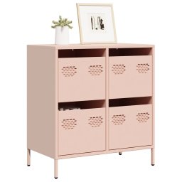 Dulap, roz, 68x39x73,5 cm, otel laminat la rece GartenMobel Dekor