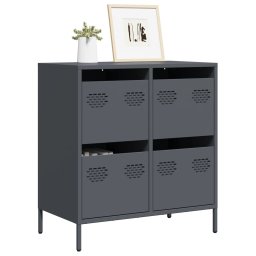 Dulap, antracit, 68x39x73,5 cm, otel laminat la rece GartenMobel Dekor