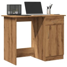 Birou, stejar artizanal, 100x50x76 cm, lemn prelucrat GartenMobel Dekor
