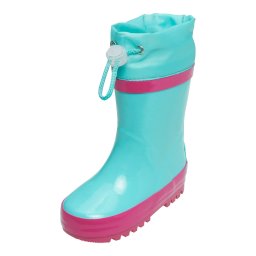PLAYSHOES Cizme de cauciuc turcoaz / roz închis