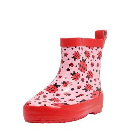 PLAYSHOES Cizme de cauciuc roz / roșu deschis / negru