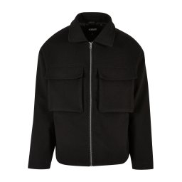 Urban Classics Geacă de primăvară-toamnă negru