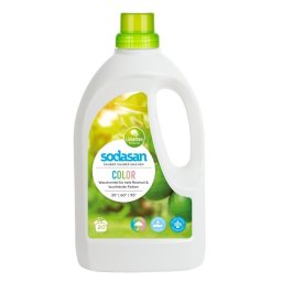 Detergent Bio Lichid Rufe Albe si Color Lime Sodasan