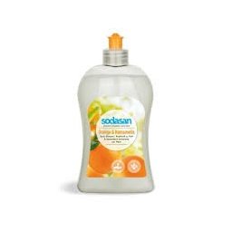 Detergent Vase Lichid Cu Balsam Bio Portocala si Hamamelis 500 ml Sodasan