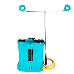 Pulverizator gradina, pompa de stropit, vermorel, Detoolz, electric, pentru spate, cu acumulator 8 Ah, accesorii, 12 L
