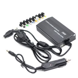Incarcator Laptop Auto + Priza cu 8 MUFE Universale 12v / 220v AX