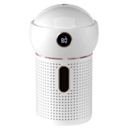 Umidificator incarcare USB 3 in 1 cu proiector cer instelat pulverizare silentioasa 650ml Alb