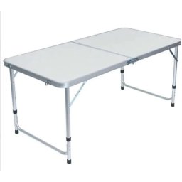 Masa plianta pentru camping gradina alb