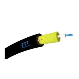Cablu Fibra Optica ZTT 1 Fir MicroADSS G657A2 3mm Negru TPU