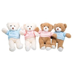 Ursulet plus color 27 cm pentru decoratiuni