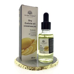 Ulei uscat pentru cuticule cu pipetă, aromă de lămâie, Global Fashion, 30 ml
