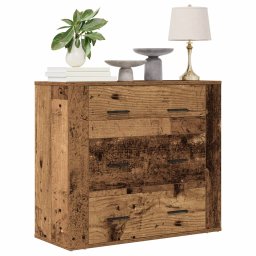 Dulap, lemn vechi, 80x33x70 cm, lemn prelucrat GartenMobel Dekor