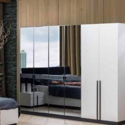 Dressing Studio Casa 2600x2120x655 Usa Oglinda Alb