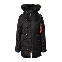 ALPHA INDUSTRIES Geacă de iarnă roșu / negru / alb