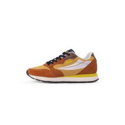 FILA Sneaker low 'Hypert' maro coniac / galben muștar / galben lămâie / alb