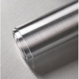 Set 2 Folii ARGINTII autocolante imitatie INOX 60 x 300 cm