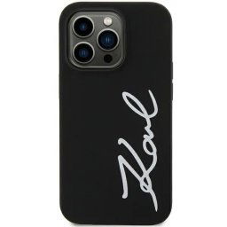 Husa Karl Lagerfeld KLHCN61SKSVGK iPhone 11 / Xr 6.1" black/black hardcase Silicone Signature