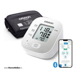Omron X2 Smart+, Tensiometru de brat, validat clinic, transfer date Bluetooth in aplicatia Omron Connect, manseta mare 22-42 cm