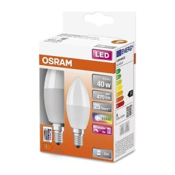 SET 2x bec LED RGBW dimabil Osram B38 E14/4,9W/230V 2700K + telecomandă