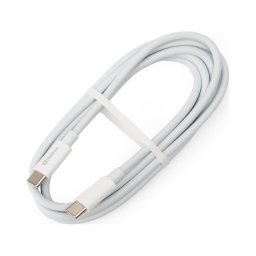 Cablu USB conector USB-C/USB-C 1,5m alb