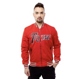 Jachetă de baseball pentru bărbați GLANO - roșu