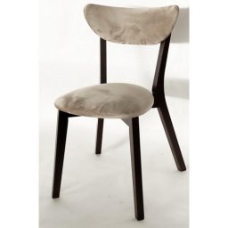 Scaun Elegance Beige - Structura Lemn, Șezut Și Spătar Din Catifea De Înaltă Calitate, 650G/ Mp , Rezistent La Apă