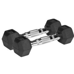 Gantere din fonta dumbbell HEX 2x1 kg Rebel Active RBA-2325-01