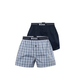 BOSS Boxeri 'Nos' albastru deschis / albastru închis / alb