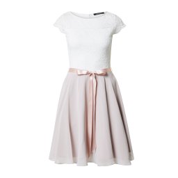 SWING Rochie de cocktail ecru / auriu / roz pal
