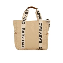 Bagmori Geantă de scutece maro cappuccino / negru