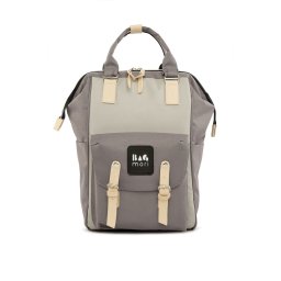 Bagmori Geantă de scutece bej / gri / negru / alb
