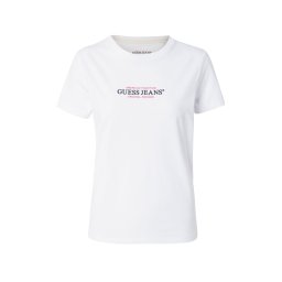 GUESS JEANS Tricou roșu / negru / alb